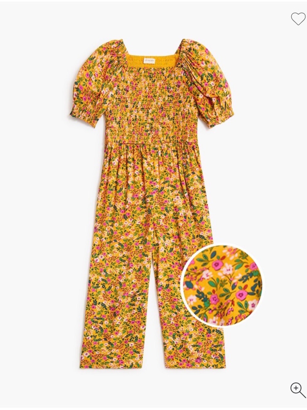 Crewcuts Girl’s Floral Jumpsuit 10